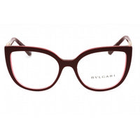 Bvlgari Women's Eyeglasses - Bordeaux Plastic Full Rim Cat Eye Frame | 0BV4214B 5469 ,