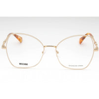 Moschino Women's Eyeglasses - Ivory Gold Metal Butterfly Full Rim Frame | MOS600 IJS ,
