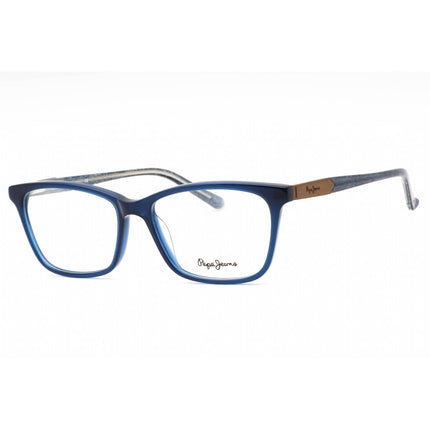 Pepe Jeans Women's Eyeglasses - Navy Plastic Rectangular Frame | PJ3236 GIANNA C4 ,