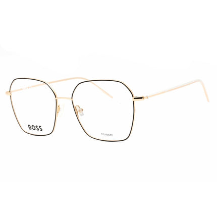Hugo Boss Women's Eyeglasses - Black Gold Metal Butterfly Frame | BOSS 1398 02M2 00 ,