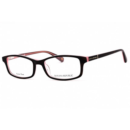 Banana Republic Women's Eyeglasses - Brown Havana Pink Rectangular | BR 215 0S0R 00 ,