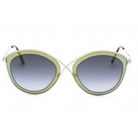 Tom Ford Women's Sunglasses - Grey Metal Full Rim Butterfly Shape Frame | FT0604 20B ,