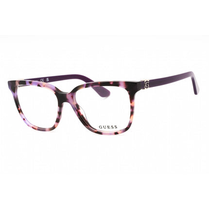 Guess Women's Eyeglasses - Violet/Other Square Full Rim Acetate Frame | GU2937 083 ,