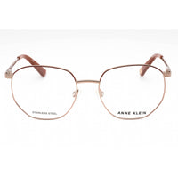 Anne Klein Women's Eyeglasses - Rose Gold Metal Full Rim Geometric Frame | AK5079 780 ,
