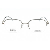 Hugo Boss Men's Eyeglasses - Matte Ruthenium Metal Square Frame | BOSS 1346/F 0R81 00 ,