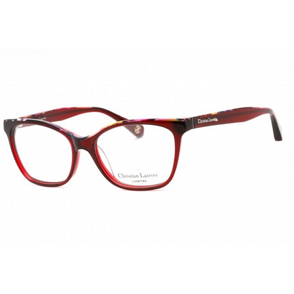 Christian Lacroix Women's Eyeglasses - Granate/Arty Plastic Cat Eye Frame | CL1064 221 ,