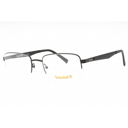 Timberland Men's Eyeglasses - Matte Black Metal Rectangular 50mm Frame | TB1787 002 ,