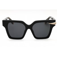 Roberto Cavalli Women's Sunglasses - Shiny Black Acetate Square Frame | SRC002S 700Y ,