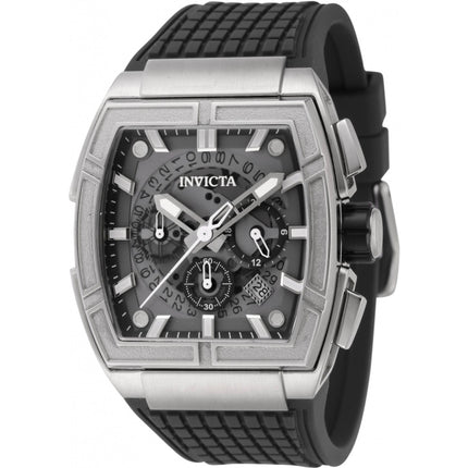 Invicta Men's Watch - S1 Rally Quartz Chronograph Black Dial Silicone Strap | 44888 ,