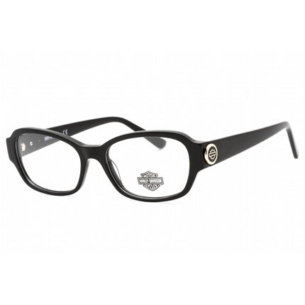 Harley Davidson Women's Eyeglasses - Shiny Black Plastic Full Rim Frame | HD0567 001 ,