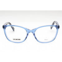 Moschino Love Women's Eyeglasses - Blue Plastic Cat Eye Full Rim | MOL575 0PJP 00 ,