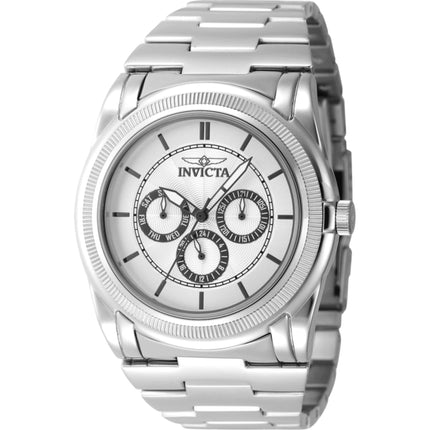 Invicta Men's Watch - Slim Quartz Silver Dial Stainless Steel Bracelet Date | 46257 ,