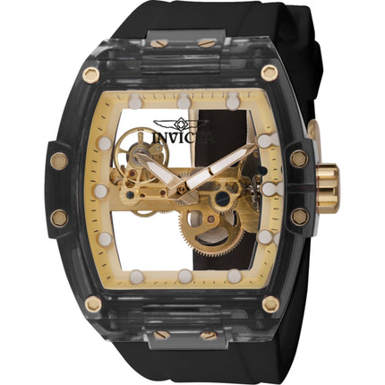 Invicta Men's Watch - S1 Rally Diablo Mechanical Gold Tone Ghost Bridge Dial | 44362 ,