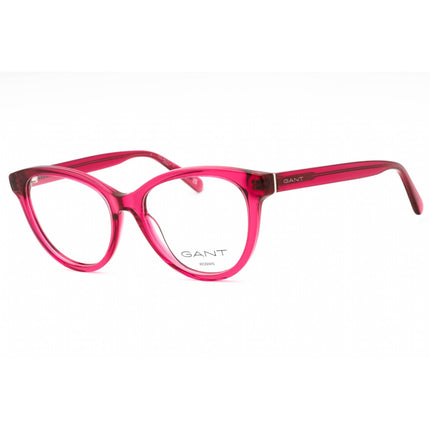 GANT Women's Eyeglasses - Shiny Fuchsia Plastic Cat Eye Full Rim Frame | GA4153 075 ,