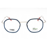 Tommy Hilfiger Men's Eyeglasses - Blue Metal Geometric Full Rim Frame | TJ 0075 PJP ,