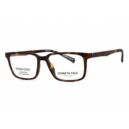 Kenneth Cole New York Men's Eyeglasses - Dark Havana Rectangular Frame | KC0341 052 ,