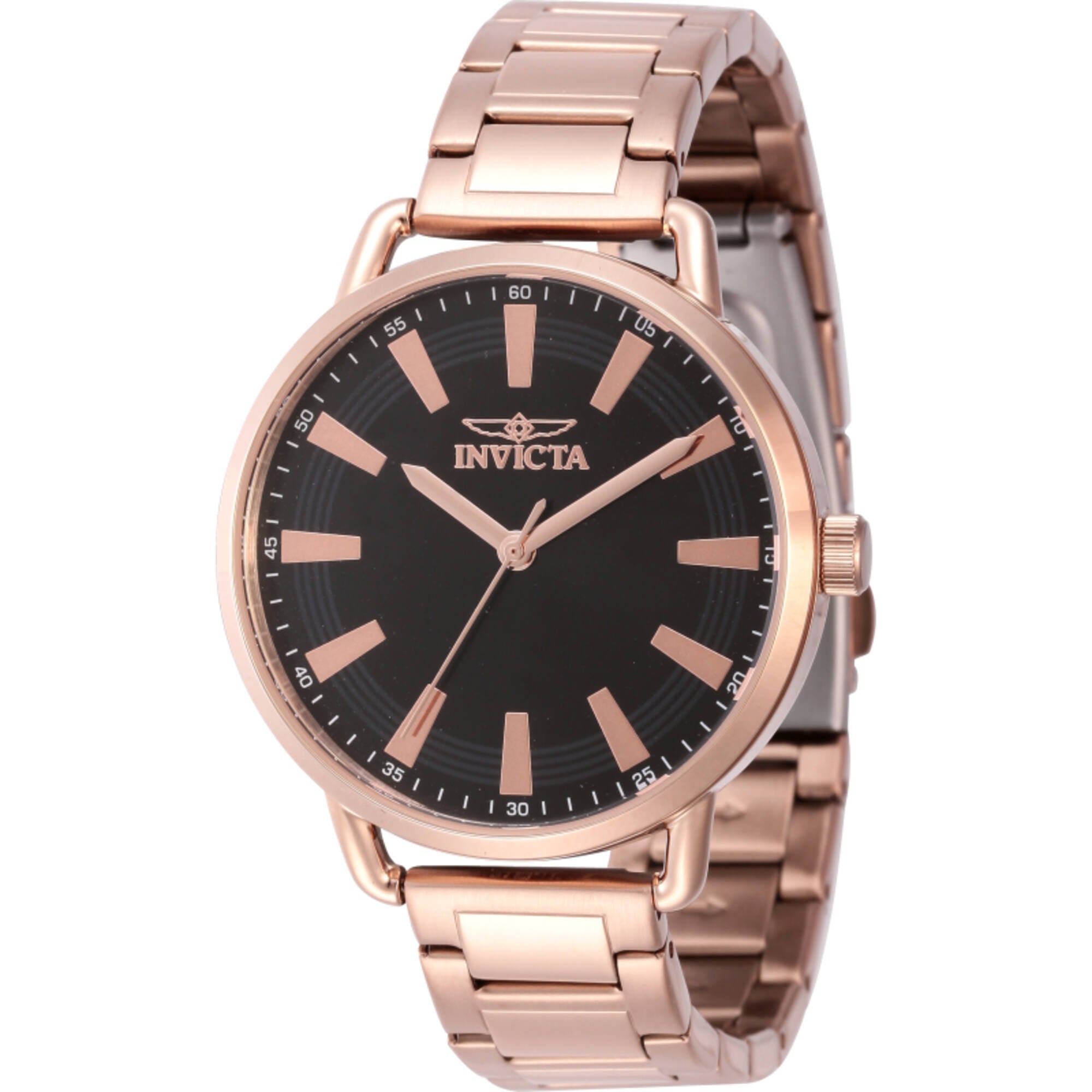 Invicta Wildflower 0134 Women's Watch - Quartz Movement - Stainless Steel With Gold Dial - 21 Mm