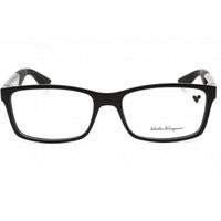 Salvatore Ferragamo Men's Eyeglasses - Black Plastic Rectangular Frame | SF2908 001 ,