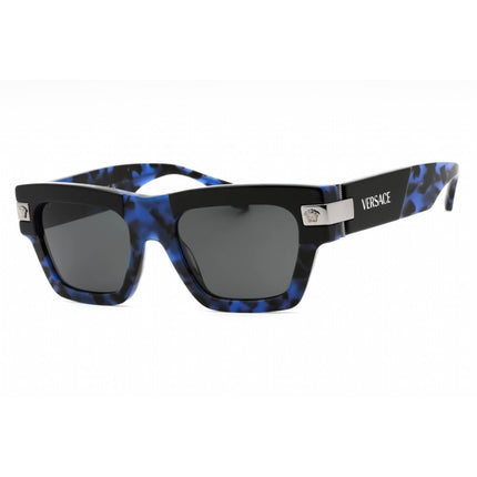 Versace Unisex Sunglasses - Top Black/Blue Tortoise Square Frame | 0VE4464 545887 ,