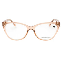 Calvin Klein Jeans Women's Eyeglasses - Peach Cat Eye Full Rim Frame | CKJ22618 681 ,