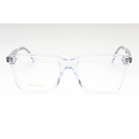 Gucci Men's Eyeglasses - Crystal Plastic Square Shape Full Rim Frame | GG0737O 018 ,