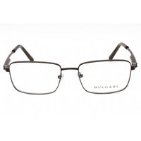 Bvlgari Men's Eyeglasses - Matte Brown Metal Full Rim Rectangular Frame | 0BV1123 2073 ,