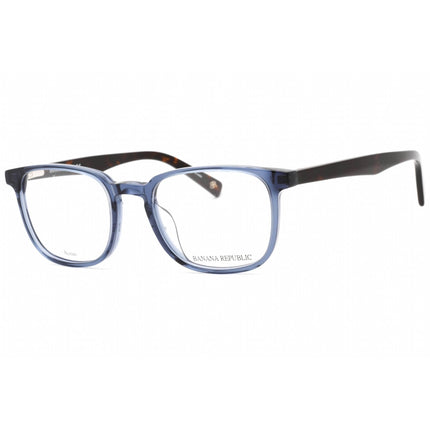 Banana Republic Men's Eyeglasses - Blue Crystal Plastic Square Frame | BR 105 0OXZ 00 ,