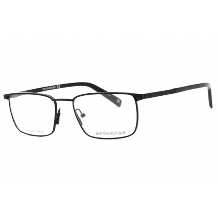 Banana Republic Men's Eyeglasses - Matte Black Metal Rectangular | BR 103 0003 00 ,