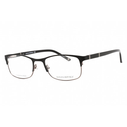 Banana Republic Men's Eyeglasses - Matte Black Metal Rectangular | ROMAN/N 0003 00 ,