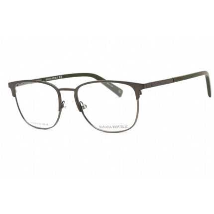 Banana Republic Men's Eyeglasses - Matte Grey Metal Frame Clear Lens | BR 107 0FRE 00 ,