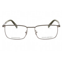 Banana Republic Men's Eyeglasses - Matte Grey Metal Rectangular | BR 103 0FRE 00 ,