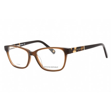 Banana Republic Women's Eyeglasses - Brown Plastic Rectangular Frame | Clare 009Q 00 ,
