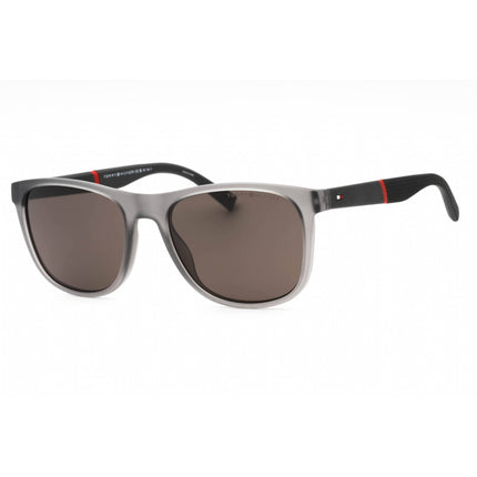 Tommy Hilfiger Men's Sunglasses - Matte Grey Rectangular Frame | TH 2042/S 0RIW IR ,