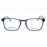 Timberland Men's Eyeglasses - Matte Blue Plastic Rectangular Full Rim | TB1624 091 ,