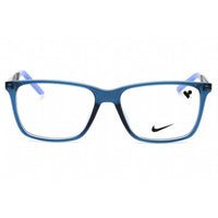 Nike Unisex Eyeglasses - Mystic Navy Injected Propionate Rectangular | NIKE 7258 413 ,