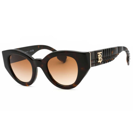 Burberry Women's Sunglasses - Dark Havana Plastic Cat Eye Shape Frame | 0BE4390 300213 ,