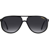 Carrera Men's Sunglasses - Black Polyamide Pilot Frame Grey Shaded Lens | 257/S 807 ,