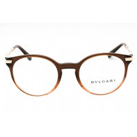 Bvlgari Women's Eyeglasses - Brown Gradient Beige Plastic Round Frame | 0BV4202 5476 ,