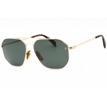 David Beckham Men's Sunglasses - Gold Havana Aviator Full Rim | DB 1041/S 006J QT ,
