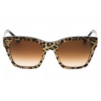 Dolce & Gabbana Women's Sunglasses - Leo Brown On Black Cat Eye Frame | 0DG4384 316313 ,