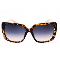 Guess Women's Sunglasses - Blonde Havana Oversized Plastic Frame | GU7788-S 53W ,