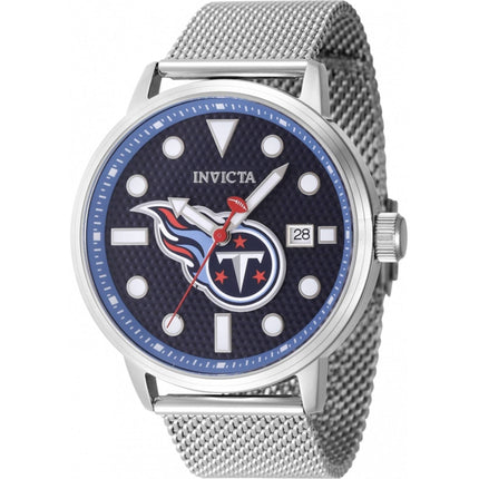 Invicta Men's Watch - NFL Tennessee Titans Blue Dial Steel Mesh Bracelet | 47998 ,