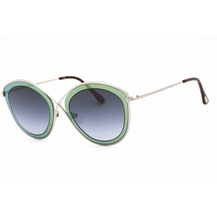 Tom Ford Women's Sunglasses - Grey Metal Full Rim Butterfly Shape Frame | FT0604 20B ,