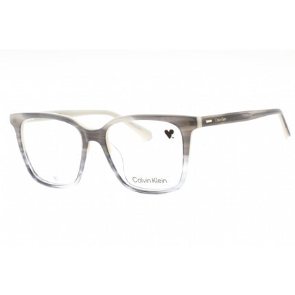 Calvin Klein Women's Eyeglasses - Striped Grey Square Full Rim Frame | CK22540 023 ,