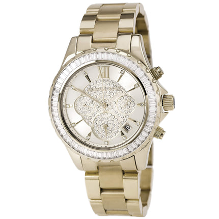 Michael Kors Women's Yellow Gold Steel Bracelet Watch - Madison Quartz | MK5810 ,