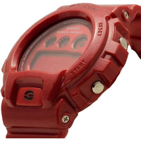 Casio Women's Watch - G-Shock World Time Red Resin Strap Digital Dial | GMDS6900SM-4 ,