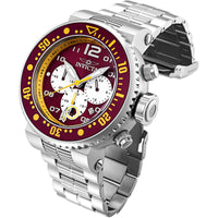 Invicta Men's Watch - NFL Washington Commanders Chrono Silver Steel Bracelet | 30286 ,