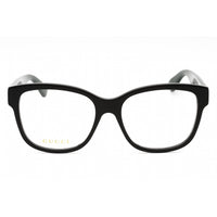 Gucci Women's Eyeglasses - Black Acetate Full Rim Cat Eye Shape Frame | GG0038ON 011 ,