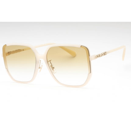 Coach Women's Sunglasses - Milky Cloud Plastic Geometric Shape Frame| 0HC8401D 58052Q ,
