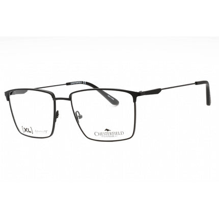 Chesterfield Men's Eyeglasses - Matte Black Metal Square Frame | CH 102XL 0003 00 ,